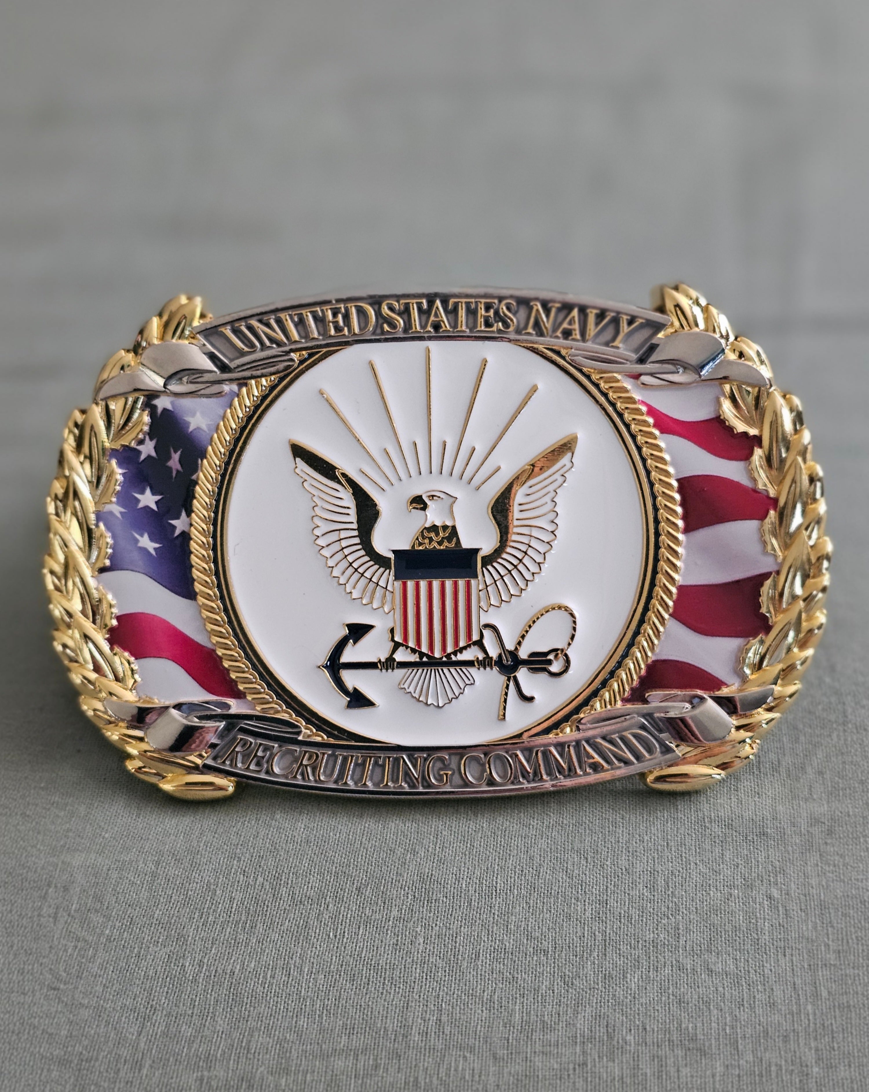Navy Recruiter Belt Buckle