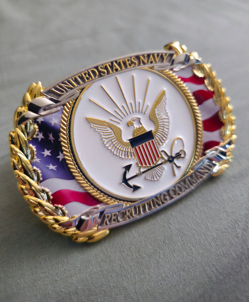 Navy Recruiter Belt Buckle