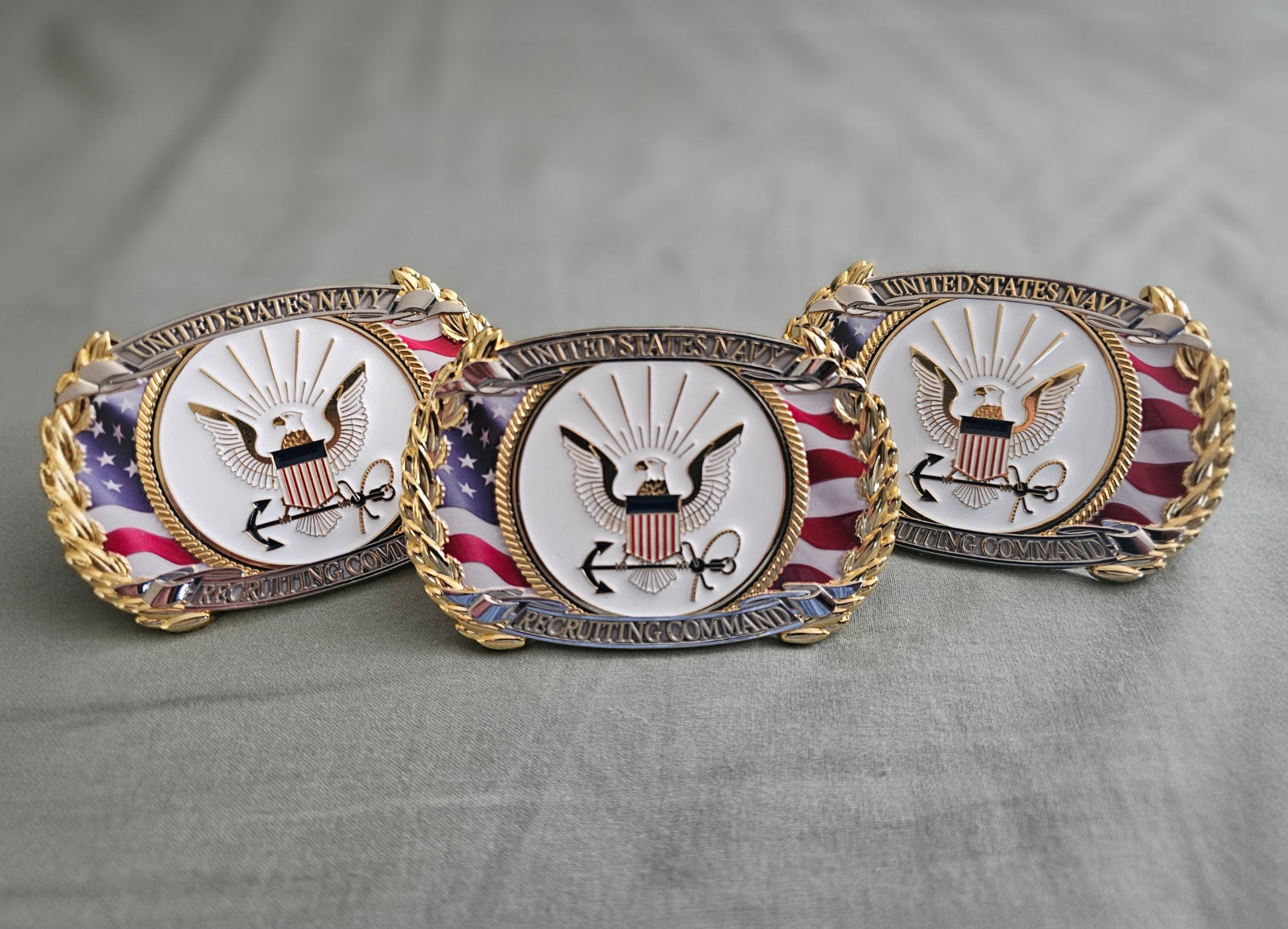 Navy Recruiter Belt Buckle