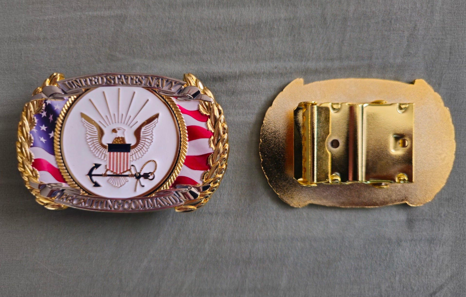 Navy Recruiter Belt Buckle